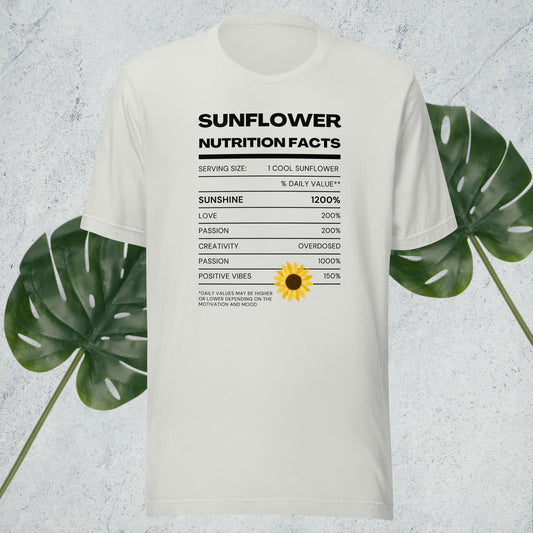 Sunflower Nutritional Unisex t-shirt